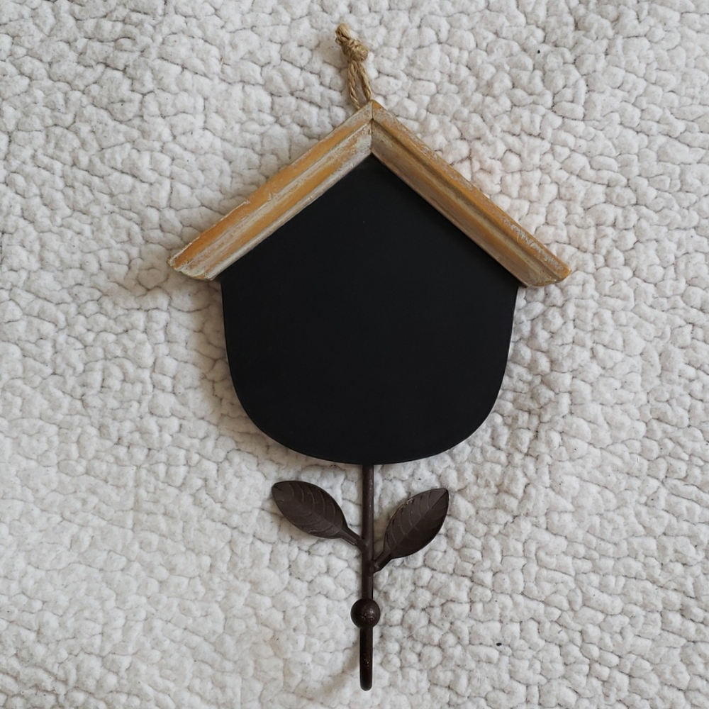Chalkboard hanger with hook